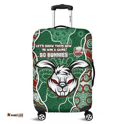 Amazing Aussie South Sydney Rabbitohs Grand Final Custom Custom Rabbitohs With Contemporary Style Of Aboriginal Painting Luggage Cover