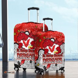 Amazing Aussie St. George Illawarra Dragons Custom Team With Dot And Star Patterns For Tough Fan Luggage Cover