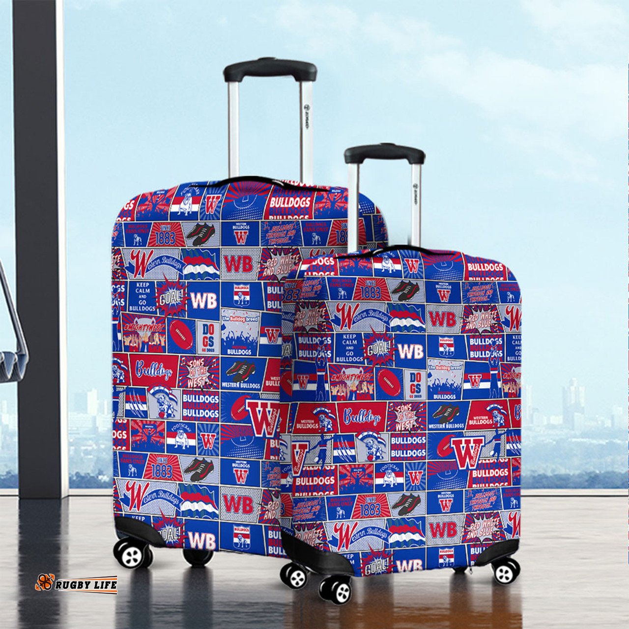 Amazing Aussie Western Bulldogs Legacy Of The Pride Comic Style Luggage Cover