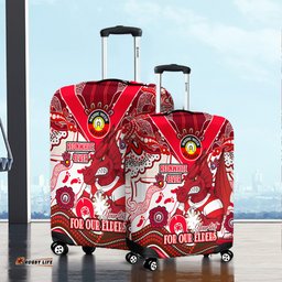 Amazing Aussie St. George Illawarra Dragons Naidoc Week Custom For Our Elders Home Jersey Luggage Cover