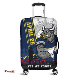 Amazing Aussie North Queensland Cowboys Anzac Day Lest We Forget Strong Fighting Spirit Luggage Cover