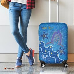 Torres Strait Personalised Luggage Covers Dhari And Turtle