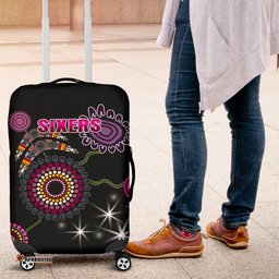 Sydney Luggage Covers Sixers Indigenous Black