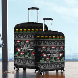 Amazing Aussie Penrith Panthers Christmas Penrith Panthers Special Ugly Christmas Luggage Cover