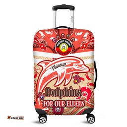 Amazing Aussie Redcliffe Dolphins Naidoc Week Custom For Our Elders Home Jersey Luggage Cover