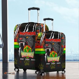 Amazing Aussie Penrith Panthers Talent Win Games But Teamwork And Intelligence Win Championships With Aboriginal Style Luggage Cover