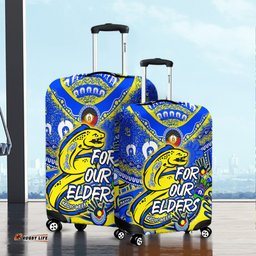 Amazing Aussie Parramatta Eels Naidoc Week Custom For Our Elders Run to Paradise Luggage Cover