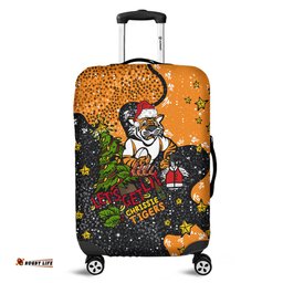 Amazing Aussie Wests Tigers Christmas Custom Let's Get Lit Chrisse Pressie Luggage Cover