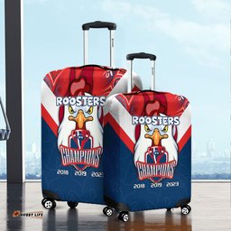 Amazing Aussie Sydney Roosters Talent Win Games But Teamwork And Intelligence Win Championships With Aboriginal Style Luggage Cover