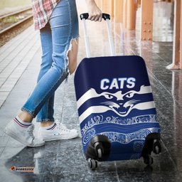 Cats Aboriginal Art Football Geelong Luggage Covers