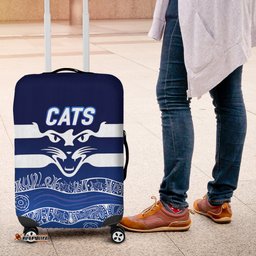 Cats Aboriginal Art Football Geelong Luggage Covers