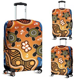 Aboriginal Luggage Covers Indigenous Art Patterns Ver04