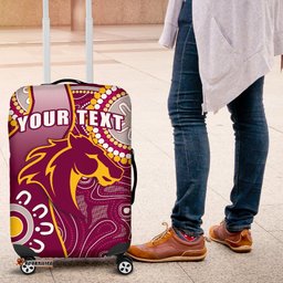 Custom Personalised Broncos Indigenous Luggage Covers Brisbane Strong
