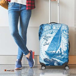 New Zealand Saling Luggage Cover Aotearoa Yacht Racing Born To Sail