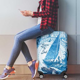 New Zealand Saling Luggage Cover Aotearoa Yacht Racing Born To Sail