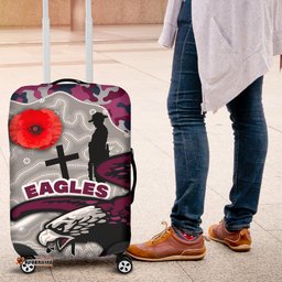 Sea Eagles Luggage Covers ANZAC Day Aboriginal style
