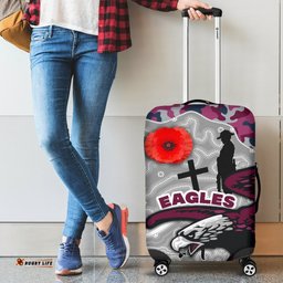 Sea Eagles Luggage Covers ANZAC Day Aboriginal style