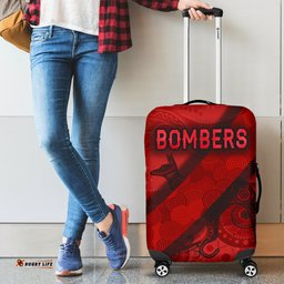 Essendon Luggage Cover Indigenous Bombers Red