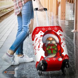 Australia Christmas Luggage Cover - Christmas Gnome Suitcase