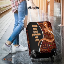 Aboriginal Luggage Covers Indigenous Lizard Dreaming
