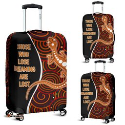 Aboriginal Luggage Covers Indigenous Lizard Dreaming