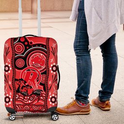 Melbourne Renegades Cricket Luggage Cover Happy Australia Day Aboriginal Art