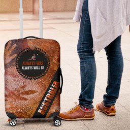 Luggage Cover Handprint with Kangaroo Logo