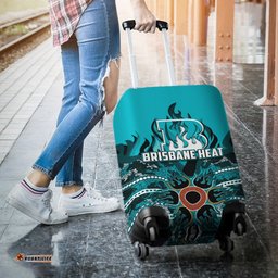 Brisbane Heat Luggage Cover Cricket Dot Aboriginal