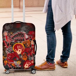 Aboriginal Luggage Covers Indigenous Fish Hand Art