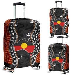 Aboriginal Luggage Covers Australia Indigenous Map