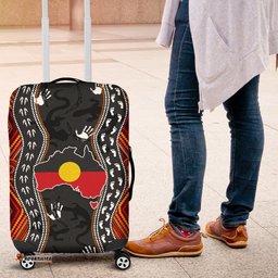 Aboriginal Luggage Covers Australia Indigenous Map
