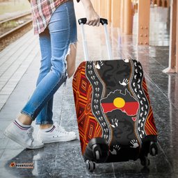Aboriginal Luggage Covers Australia Indigenous Map