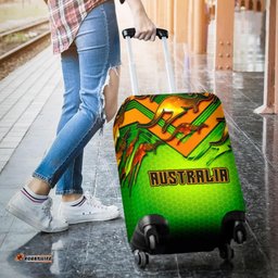 Luggage Cover - Australian Kangaroo Suitcase Cover Aussie National Colors