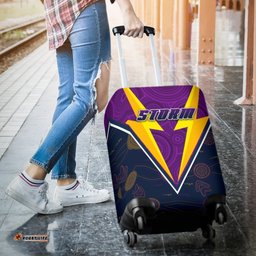 Melbourne Storm Luggage Covers Indigenous Artsy Style