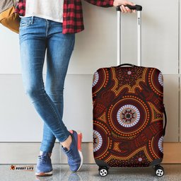 Aboriginal Luggage Covers Aboriginal Human Dot Painting Art
