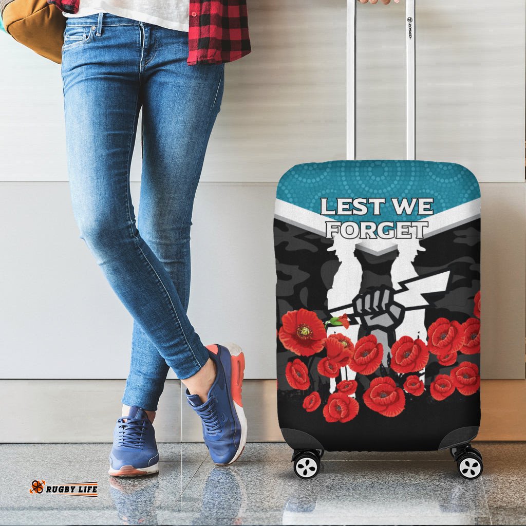 Port Adelaide Power ANZAC Day Indigenous Art Luggage Covers