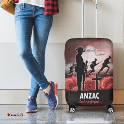 ANZAC Day Luggage Cover We Will Remember Them Special Version