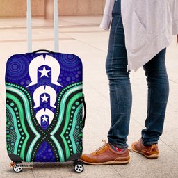 Torres Strait Luggage Covers Torres Strait Symbol And Aboriginal Patterns