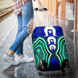 Torres Strait Luggage Covers Torres Strait Symbol And Aboriginal Patterns