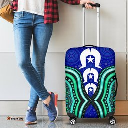 Torres Strait Luggage Covers Torres Strait Symbol And Aboriginal Patterns