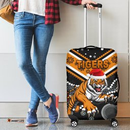 Wests Christmas Luggage Covers Tigers Indigenous