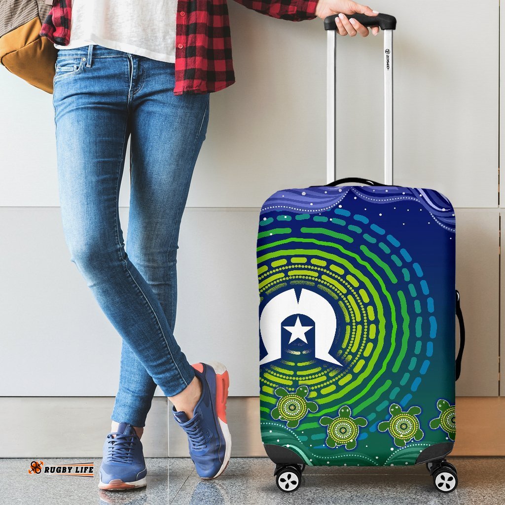 Torres Strait Islanders Luggage Covers Aboriginal Turtle