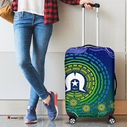 Torres Strait Islanders Luggage Covers Aboriginal Turtle