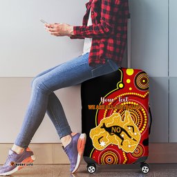 Personalised Australia Indigenous Luggage Cover We Are All Australian Vote NO To The Voice