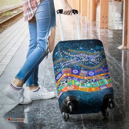 Australia Indigenous Luggage Covers Dot Painting Art