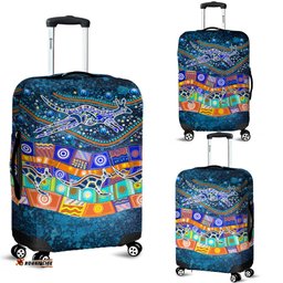 Australia Indigenous Luggage Covers Dot Painting Art