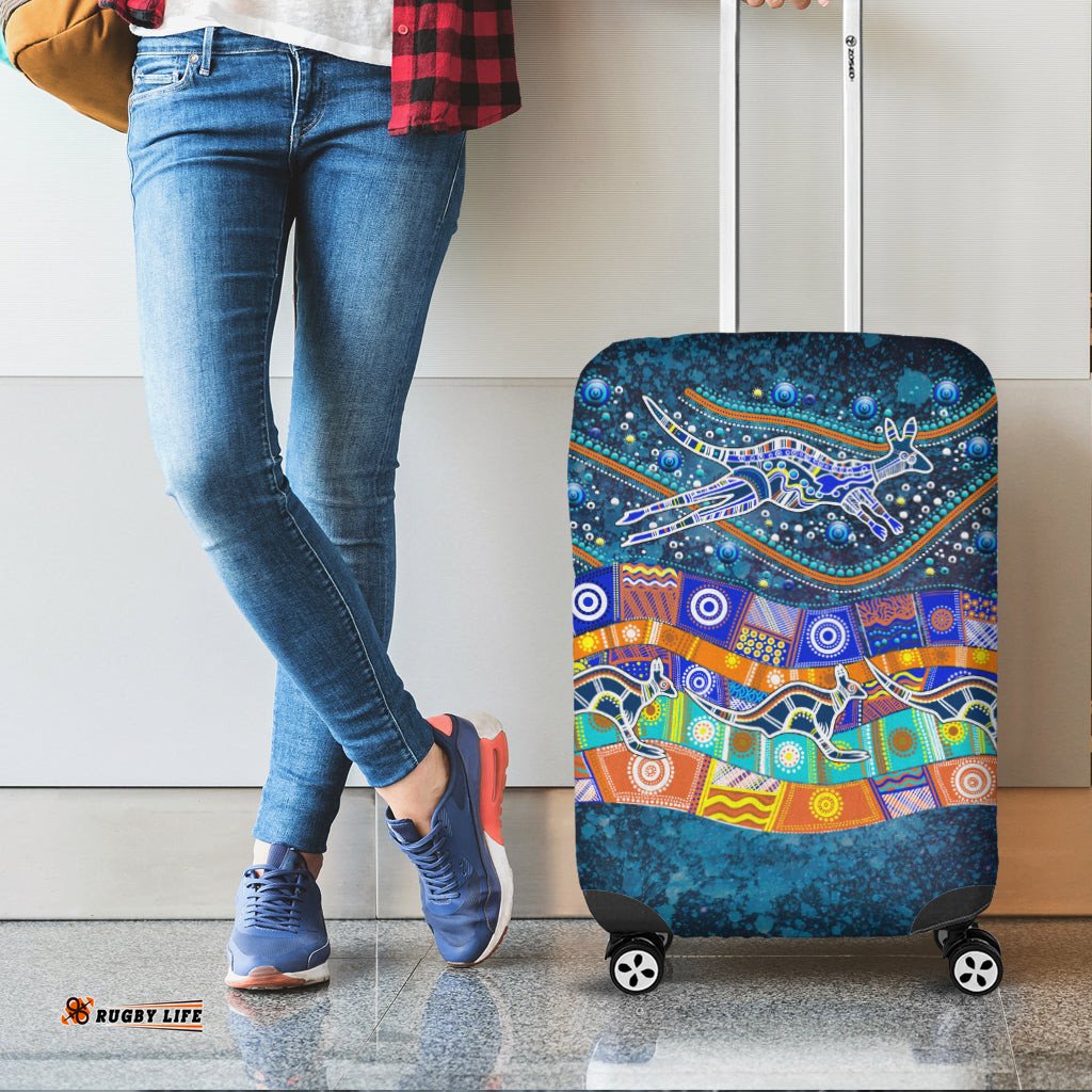 Australia Indigenous Luggage Covers Dot Painting Art