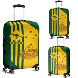 Custom Luggage Covers Australia Kangaroo Sign National Color