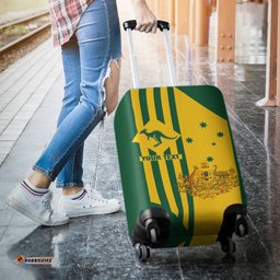 Custom Luggage Covers Australia Kangaroo Sign National Color