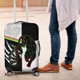 Panthers Luggage Covers Claws Half Black White Style